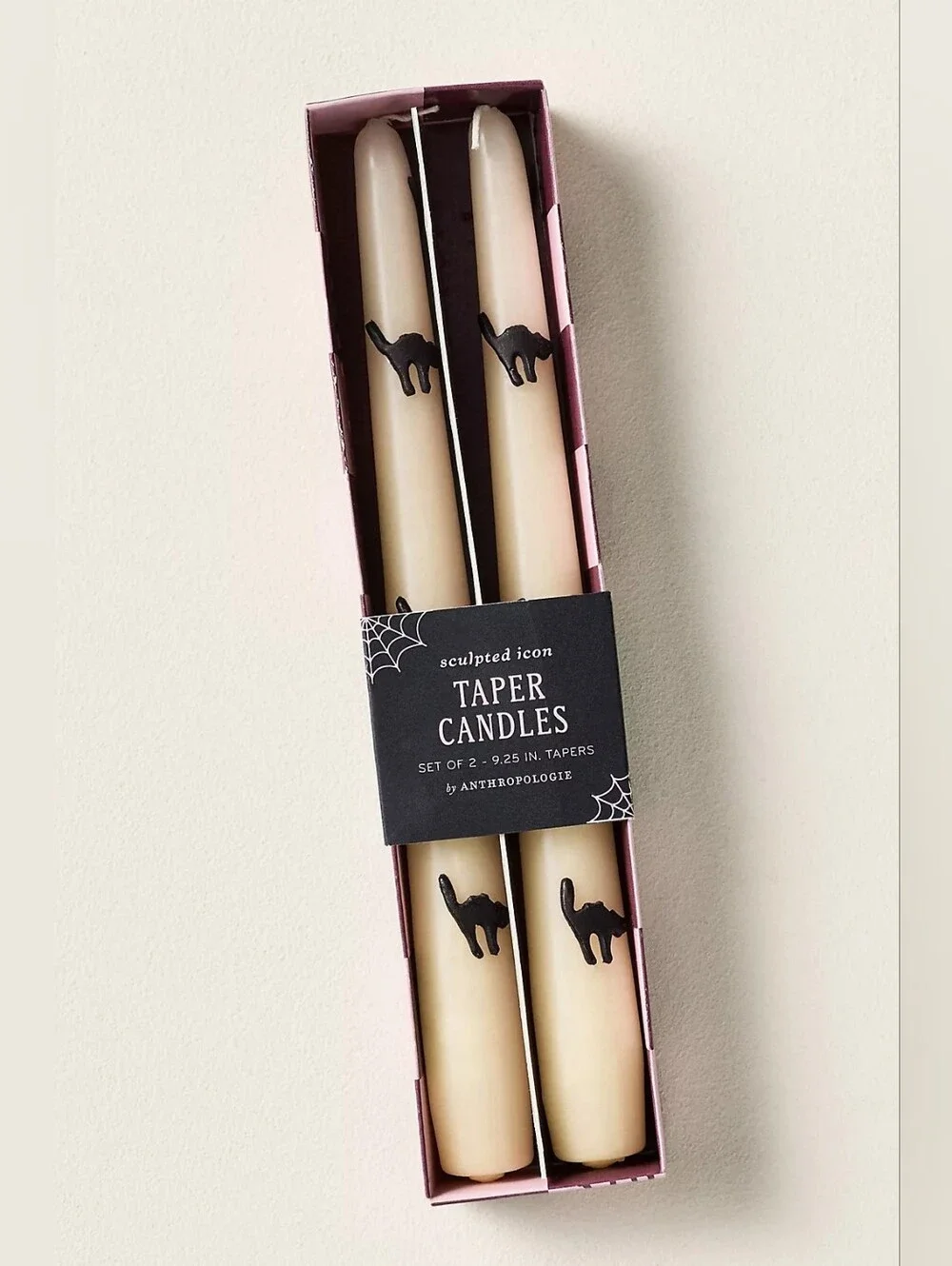 Anthropologie Halloween Icon Tapers, Set of 2